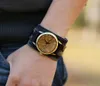 Fashion men's leather bracelet watches 40 mm punk atmospheric retro leather bracelet