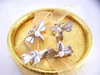 New fashion earring jewelry bee style ear stud whole for you lowest for you 10pair50352371514836