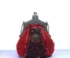 2016 New Night Bolse Beads de vidrio hecho a mano Bolsas de embrague delicadas bolsas de banquetes Vintage Purse9370689