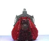 2016 New Evening Bag Handmade Glass Beads 클러치 가방 섬세한 연회 가방 빈티지 웨딩 파티 지침 171j