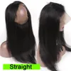 360 spets frontala brasilianska mänskliga hårkropp våg lös våg djup våg rak kinky rak frontal stängning brasiliansk jungfru hår9890047
