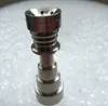 6 in 1 Universal Domeless 티타늄 네일 티타늄 GR2 손톱 10mm 14mm 18mm 유리 봉 물 파이프 6-in-1 Titanium Dab Nail Dab Rig