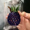 Super Colored Pineapple Pot Venta al por mayor Bongs Quemador de aceite Tubos Tubos de agua Plataformas de vidrio Fumar