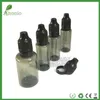 2500pcs Fedex Free Shipping Tamperproof Bottles Black PET 5ml 10ml 15ml 20ml 30ml Plastic Dropper Bottles With Childproof Tamper Evident Cap
