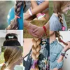 5 8 Lip Sense Print Fold Over Elastic Whole Lips Tryckt Foe Elastic Tape Ribbon Webbing för Girls Pony Tail Holder Hair Tie Brace5203691