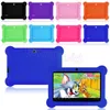 Multi-couleur Anti Poussière Enfants Enfant Doux En Caoutchouc De Silicone Gel Housse Couverture Pour 7 "7 Pouces Q88 A33 A23 Android Tablet pc MID Livraison gratuite 50pcs