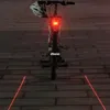 Chegam novas 5led2laser 7 modo de flash ciclismo segurança bicicleta lâmpada traseira à prova dwaterproof água laser luz da cauda lâmpada advertência piscando7083762