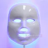 LED FACIAL MASK PDT Mask Photon Therapy Mask 3 Färger Röd Blå Grön För Acne Avlägsnande Hudföryngring Pigmentering Korrigering Gyllene Färg