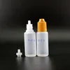 100 Pcs 15ML LDPE Plastic Dropper Bottles With Child Proof safe Caps & Tips Safe Vapor Squeezable bottle short nipple