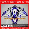 Injektion för Honda CBR1000 RR CBR Top Rose Pink 1000 RR 12 16 88NO92 CBR 1000RR 12 13 14 15 16 CBR1000RR 2012 2013 2014 2015 2016 Fairings