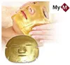 Guld Bio-Collagen Ansiktsmask Ansiktsmask Kristall Guldpulver Kollagen Facial Mask Moisturizing Anti-Aging DHL Gratis frakt