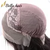 Cheap Lace Front Wigs Virgin Human Hair LaceWigs for Black Women Natural Color Loose Curly HairWigs Medium Cap Bellahair