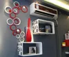 패션 핫 1 세트 색상 실내 욕실 홈 인테리어 서클 크리 에이 티브 스테레오 이동식 3D DIY가 벽 스티커