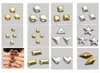 Wholesale-Multi Style Studs Nail Art 3D Design Decoration Stickers Square Punk Rivet 1# 66133