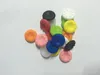 100 st gummi silikon keps thumbstick tumme pinne täcke fall Skin joystick grepp grepp för PS4 PS3 PS2 Xbox 360 One Controller