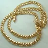 18k 18ct guldfylld unisex 45 cm lenght chain halsband n104324l