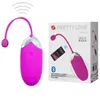 Продукты секса Вибраторы PRETTY LOVE USB Аккумуляторная Bluetooth Wireles Приложение Пульт дистанционного управления Яйцо Вибратор Вибратор Секс-игрушки для женщин1607080