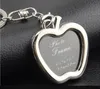 إطار الصورة Love Love Picture Key Rings Heart Pendants Bang Hangs for Women Men الذكرى السنوية هدية حاضرة