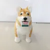 Dorimytrader pop animal émulé Shiba Inu en peluche chien réaliste en peluche peut monter sur le dos enfants cadeau décoration 50cm DY61802