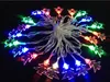 4 M Merry Christmas Day luci decorative a led colorate per festival 2w / set 110v 220v led ornamento natalizio a luce natalizia