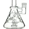 Fab Egg Glass BongシャワーヘッドPerc Beaker Bongs 9インチリサイクル業者オイルリグミニスモールウォーターパイプ14mm DABリグボール石英バンガー