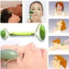 Royal Green Jade Roller Massager Slimming Tool Facial Face Massage Verktyg Ögonfötter Kroppshuvud Relax Massage Skönhet Hälsa Verktyg Varm Försäljning