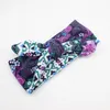 10 color Girls Bow Headband Bohemian bunny Hairband lepoard flower printed Baby 15*3.34 inch Turban Newborn Cotton Head Wrap FD6573