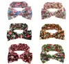 Festival Headbands Bow Hairs Vintge Hair Head Band Baby Tjej Söt Elastisk Sticka Bomull Baby Hår Tillbehör Floral Kanin Öron Huvudband