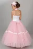 Halter con cuentas de encaje Vestidos coloridos de flores para niña Vestidos de novia para niña Vestidos de bebé Vestidos de fiesta para niños 9027063