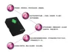 Mini Car Auto Rastreador GPS Global Real Time 4 Bandas GSM / GPRS Dispositivo de Rastreamento de Segurança A8 Suporte Android Para Crianças Veículo Pet
