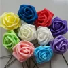 Artificial Flowers Royal Blue Roses For Bridal Bouquet Wedding Bouquet Wedding Decor Arrangement Centerpiece Wholesale Lots