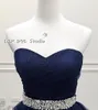 Superbe robe de bal bleu marine robe de bal Bling Bling Quinceanera robe brillante ceinture longue robes festa formelle