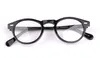 En Kaliteli Marka Oliver Insanlar Yuvarlak Temizle Gözlük Çerçeve Kadın OV 5186 Gözler Gafas Orijinal Kılıf Ile OV5186