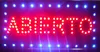 Cornice in PvC plastificata customerized LED animato ABIERTO SIGN BOARD luce al neon accattivante slogan SIZE 19 "x10" Led segno al neon Led cartello