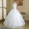 2016 hohe Qualität Ballkleid Weiß Spitze Quinceanera Kleider Perlen Kristall Prom Party Süße 16 Kleid Vestidos De 15 Kleider WD227