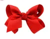 Kokarki do włosów klip elastyczne pasma do włosów Koreańskie 3 -calowe grosgrain wstążki włosy Baby Girl Akcesoria Butique Bowknot Ties HD3201