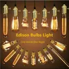 Retro lamp st64 G80 vintage edison bulb e27 incandescent bulbs 110v 220v holiday lights 40w filament lamps lampada for home decor