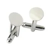 평평한 패드가있는 Beadsnice cufflink blank mens 커프스 검사 결과 ID : 4743