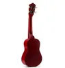 12 Farben 21" Sopran-Ukulele Linde Nylon 4 Saiten Guitarra Akustikbassgitarre Musiksaiteninstrument für Anfänger