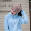 Double Thick Beanie Hats for Women and Men Wool Knitted Cap Warm Winter Hat Scarves Wraps Headwear 30pcs 6 Colors