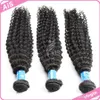 Cheveux brésiliens péruviens Kinky Curly Human Hair Weave bundles 3pcs / lot Malaisien Idian Human Hair9004947