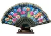 Black Lace Wedding Fans Ladies Hand Dancing Fan Fan Retro Bun Deco Fans Handmade Wedding Guest Gift3774844