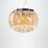 Moderne glazen lampenkap kristallen ballen / vlinder woonkamer plafond hanglamp eetkamer hanglamp restaurant hangende verlichting