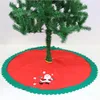 90 cm Papai Noel Saia Da Árvore Saias Da Árvore de Natal XMAS Decoração Da Árvore Feliz Natal Suprimentos Decoração de Natal