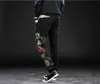 Men's Pants Wholesale- The Embroidery Japanese Designer Autumn And Winter Personality Fashion Brand Casual Trousers Design KY90901