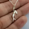 Collier de sirène en argent en argent Gol