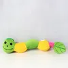 犬のおもちゃペットの子犬の噛み玩具Squeaker Squeaky Plush Soundカラフルなバグのおもちゃ3色ペットサウンドのおもちゃYC0064