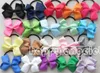 20PCS 소녀 모자는 Bowknot 로프 리본 bobbles 포니 테일 헤어 밴드 3 인치 그 로그 랭 리본 헤어 액세서리 20 색 PJ5201를 헤어 밴드