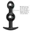 PREETY LOVE Double ball black anal Butt Plug erotic toys intimate products for anal sex penis Adult Sex Toys For Women or men q1711693749