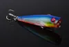 Topwater Drijvende Zeebaars Crankbait Lokken Poper Vishaken Aas 65cm 66g pesca minnow PS Geschilderd Plastic aasvis6917794